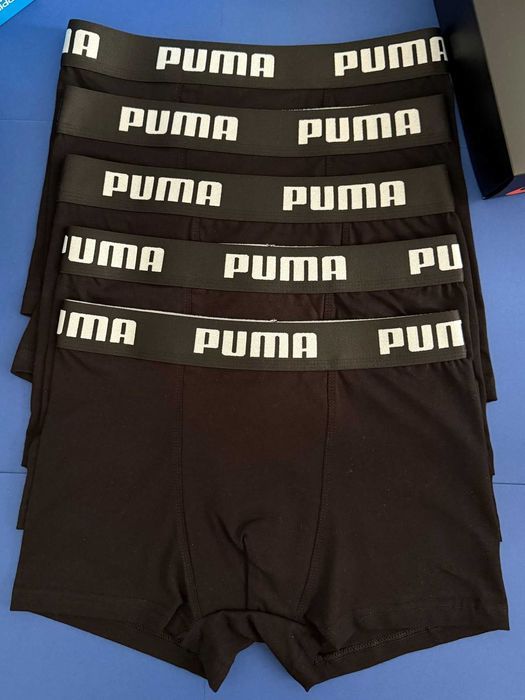 Чоловічі чорні/кольорові труси Пума. Мужские турецкие боксеры