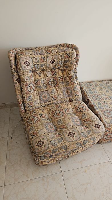 Conjunto sofás + mesa