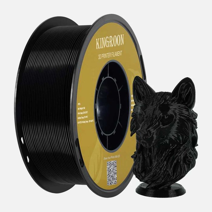 PETG Black Kingroon 1kg Житомир самовивіз
