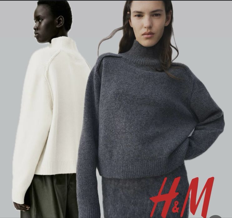 Теплый свитер H&m