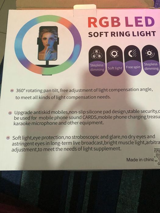 RGB Selfei Ring Light with stand