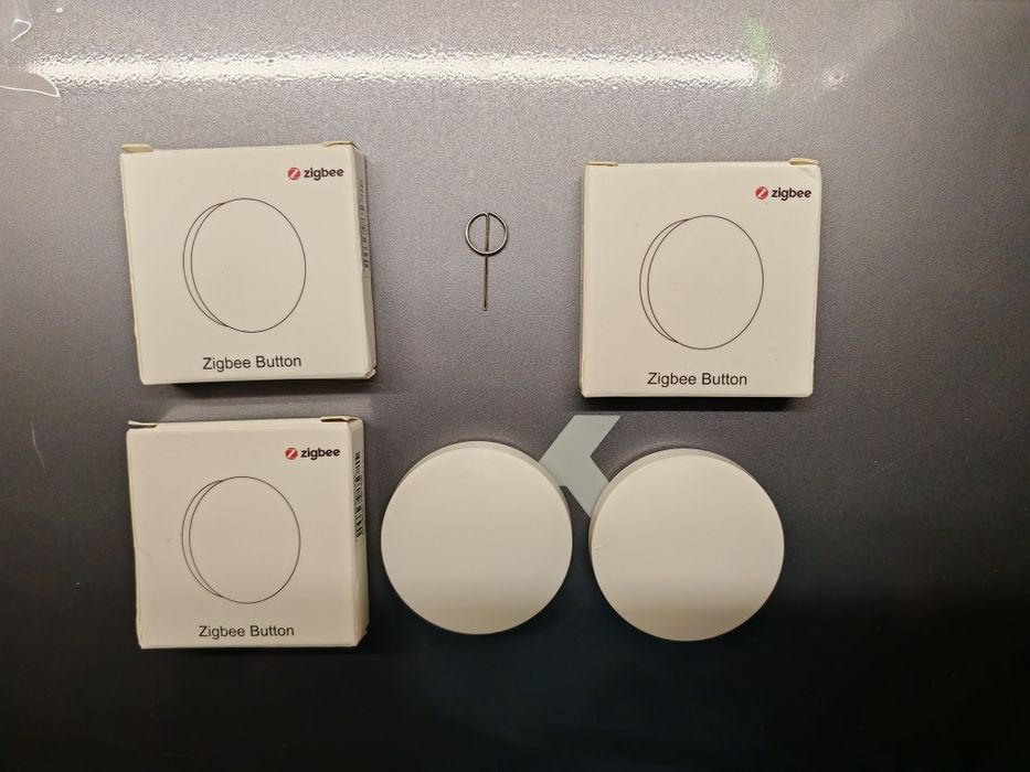 1 шт Розумна кнопка ZIGBEE, ZIGBEE2MQTT, Home assist (smart button)