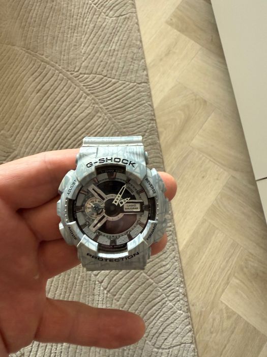 Trzy zegarki CASIO G-SHOCK.