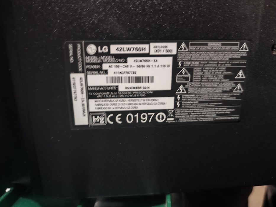 FullHD Телевізор 42" LG 42W760H (42LW760H-ZA) + Кріплення на стіну!
