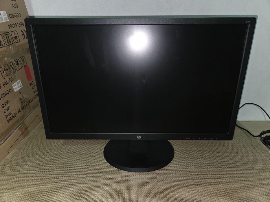 Monitor hp 24o avariado