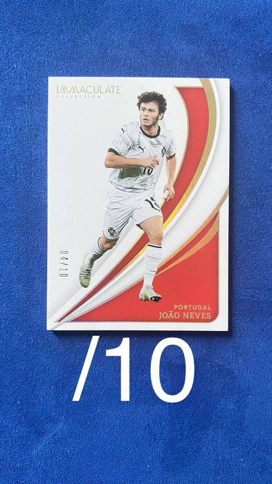 Carta Joao Neves /10 Portugal Panini – Immaculate Collection