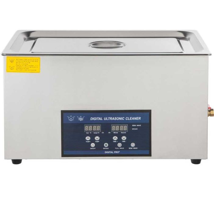Limpador ultrassônico 30L com aquecedor para limpeza de joias, peças, óculos, dentaduras, discos de vinil e placas de circuito impresso  ultrassonica