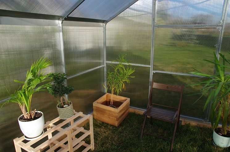 Szklarnia Domek 2.6x2m, 3m, 4m, 5m, 6m.. poliwęglan 4mm profil 40x20mm