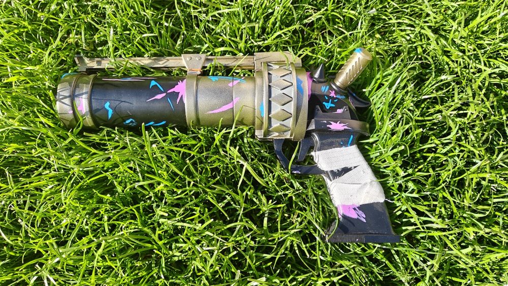 Jinx pistolet | cosplay | 3D | ręcznie malowany