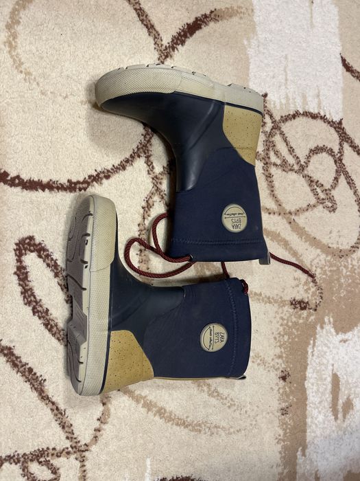 Резиновые сапожки Zara с подкладкой 28/29