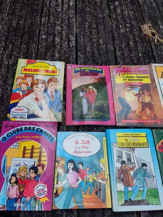 Livros variados usados 1 euros cada