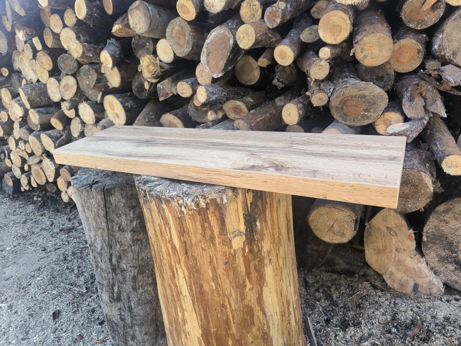 Półka 82x22x4 gruba dąb wotan