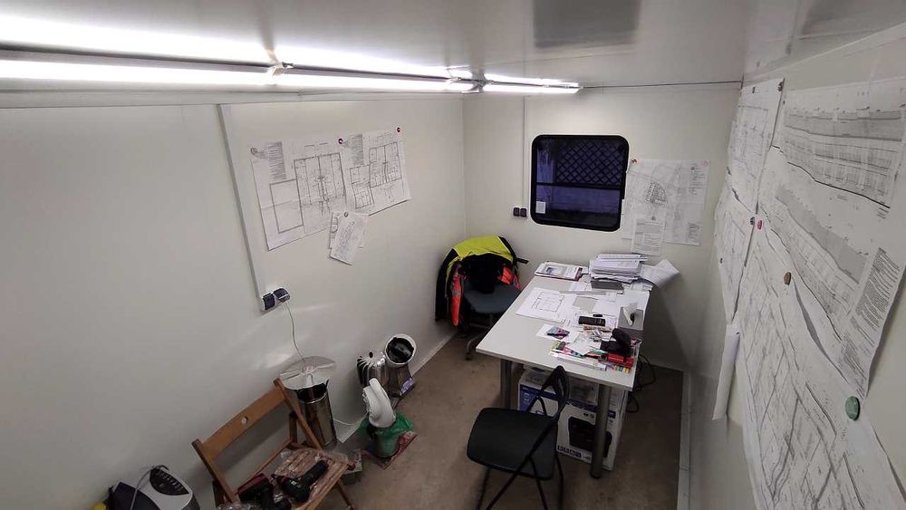 Kontener mobilny biurowy socjalny pracowniczy mieszkalny stróżówka