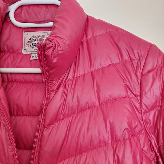 Kurtka puchowa przejściowa czerwona