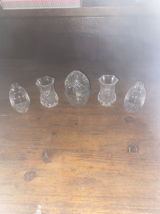 Peças decorativas Cristal - como novos