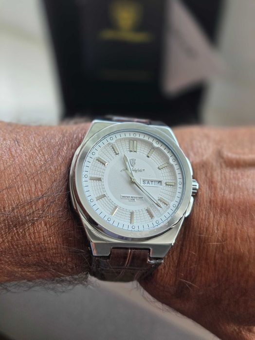 Relógio Masculino Poedagar – Elegante – Mostrador Claro – Quartz