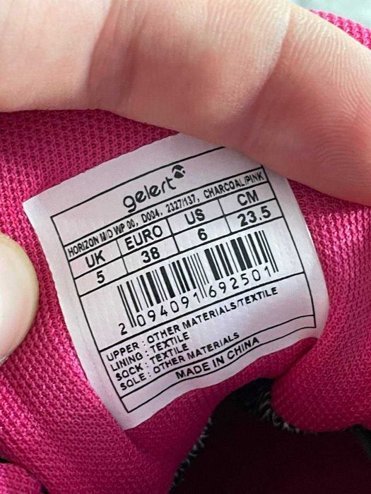 Женские трекинговые ботинки Gelert Wateproof