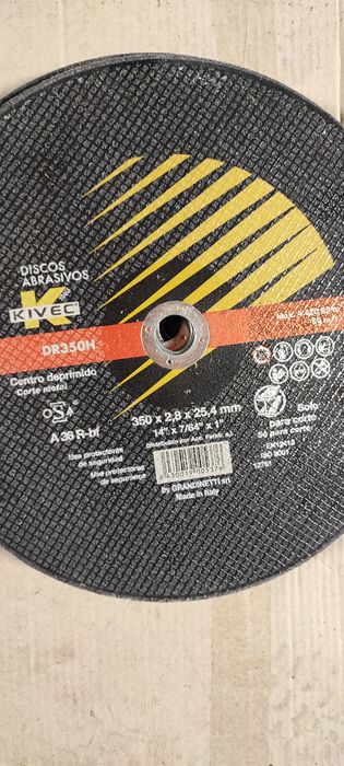 15 discos de corte  355x 2.8x 25.4 novos