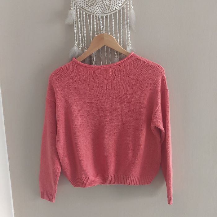 Sweter Sinsay XS 34 S 36 koralowy różowy