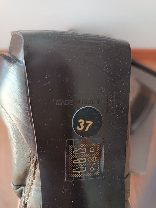 Buty botki szpilka platforma pole dance 37 skóra