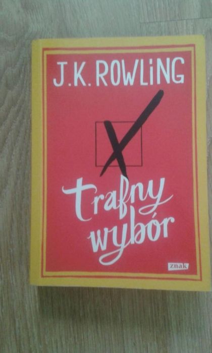 Sprzedam lub zamienię książkę " trafny wybór" ksiazka rowling