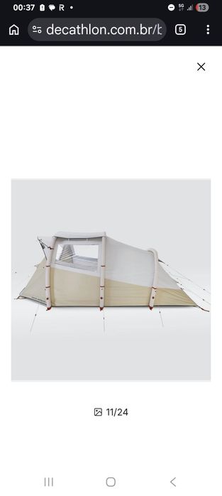 Vendo Barraca Quechua Air Seconds 4.1 XL - Como Nova!