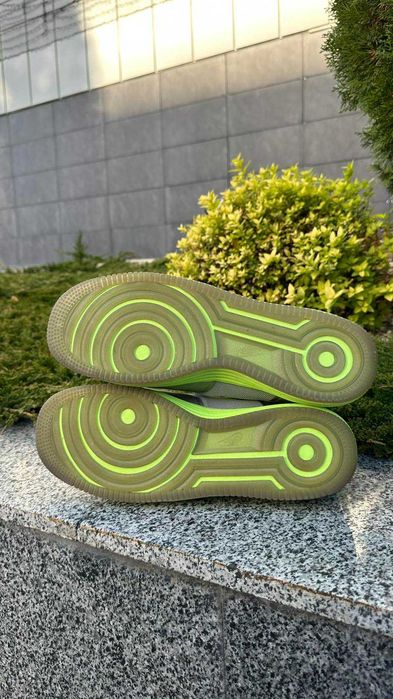 #4814 Nike Lunar Force 1 Fuse "Granite/Volt"  [US 12 | 30  cm]