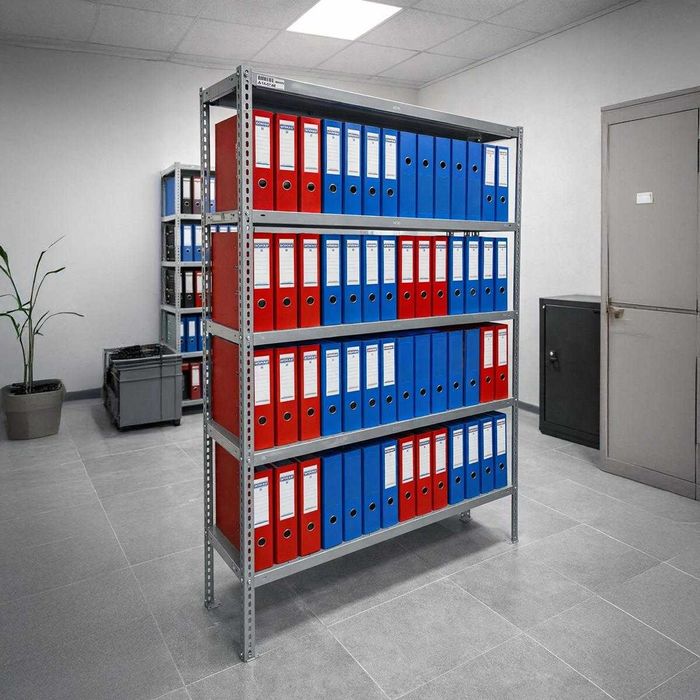 Regał metalowy do archiwum META FIX (5 półek)