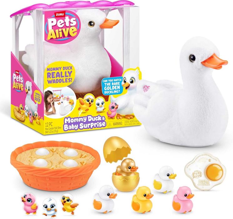 Мама уточка с сюрпризом 9548 Pets Alive Easter Mommy Duck