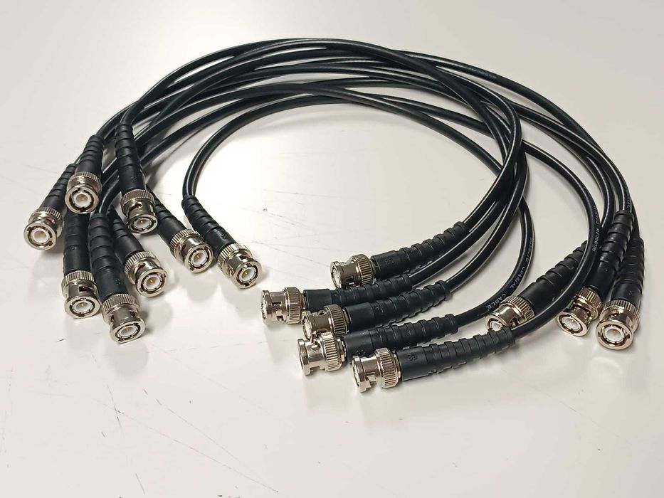 Kabel antenowy Shure Sennheiser 8x 0,5m coax RG58C/U przewód BNC 50Ohm