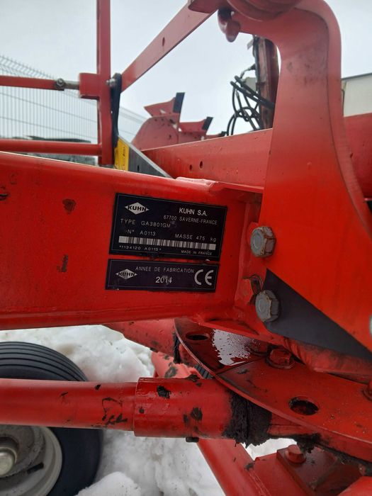Zgrabiarka kuhn 3801 Gm claas Ga 4201  sprowadzona przewracarka