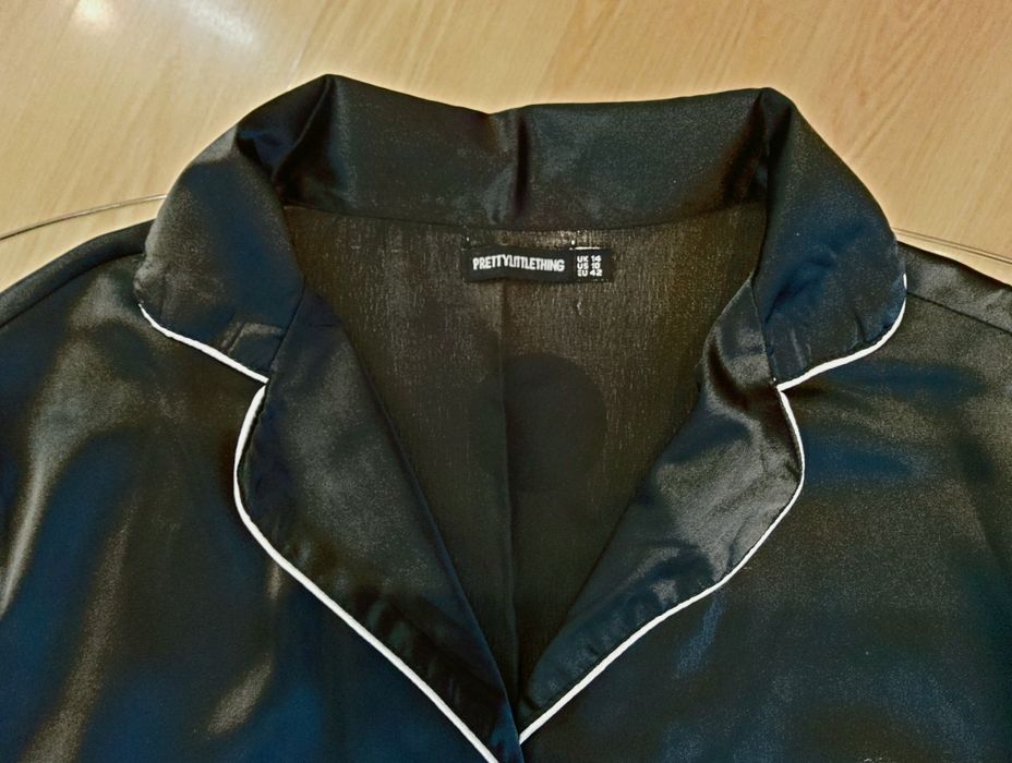 Пижама шелковая, пижама атласная, размер М