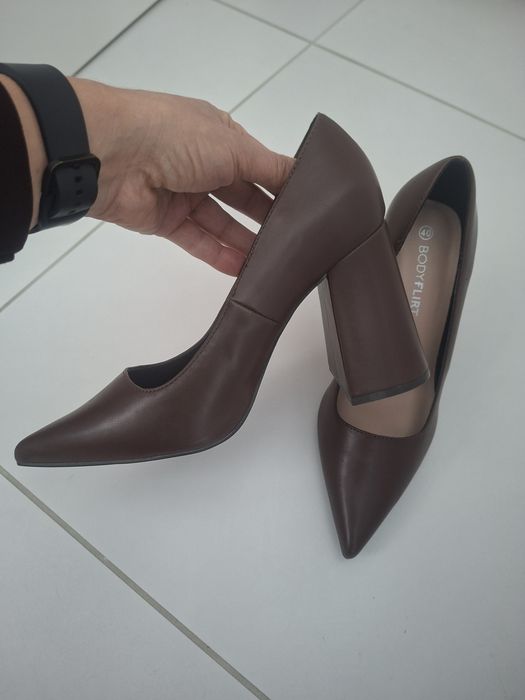 Buty damskie brazowe