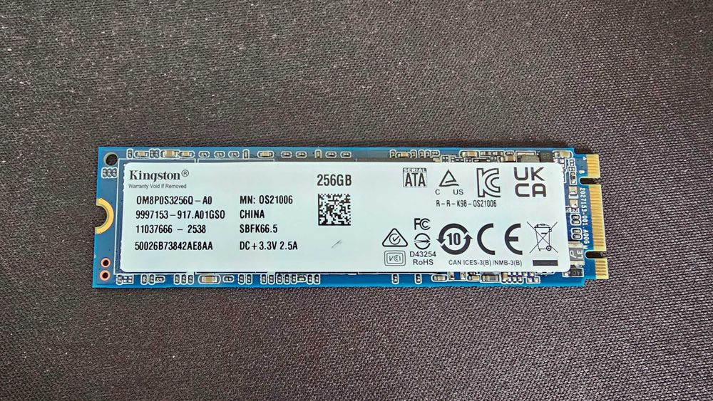 Dysk SSD Kingston OM8P0S3256Q-A0 M.2 2280 SATA 256GB