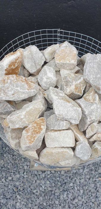 Grys Crystal white 32-63 Kamienie ogrodowe dekoracyjne ozdobne