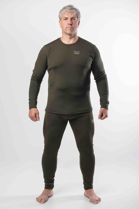 Тактична військова зимова Термобілизна на флісі Military Олива