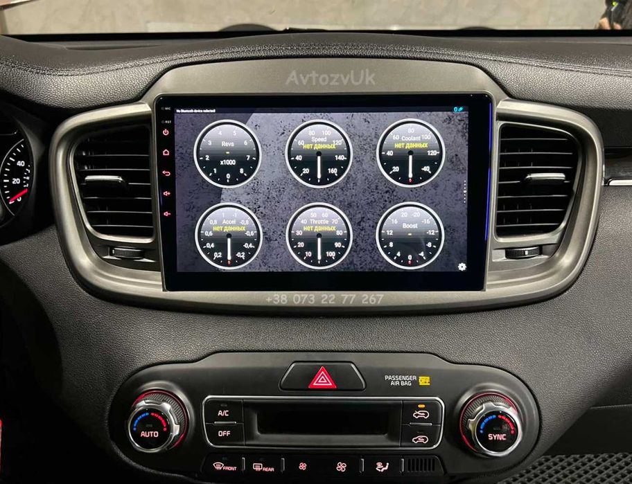 Магнитола SORENTO Kia MOHAVE GPS USB КИА Соренто Tesla CarPlay Android