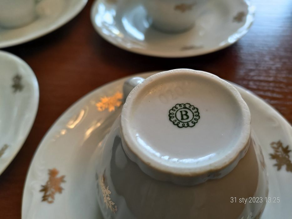 Zestaw do herbaty Porcelana Bogucice