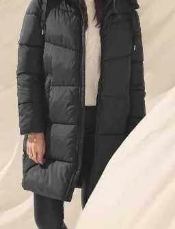 Płaszczyk-Kurtka Pikowana Damska Czarna ''46''