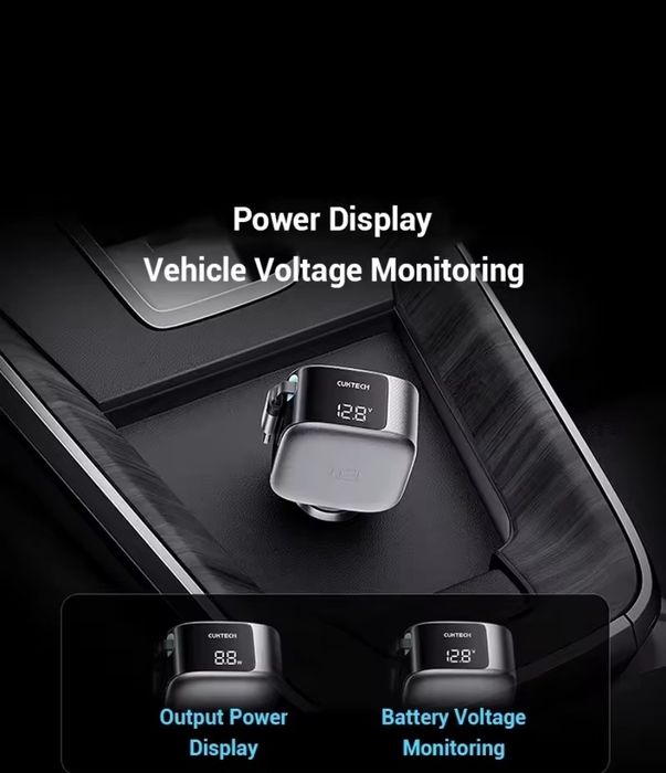 Cuktech 10  100w, зарядний пристрій в авто, НОВИНКА