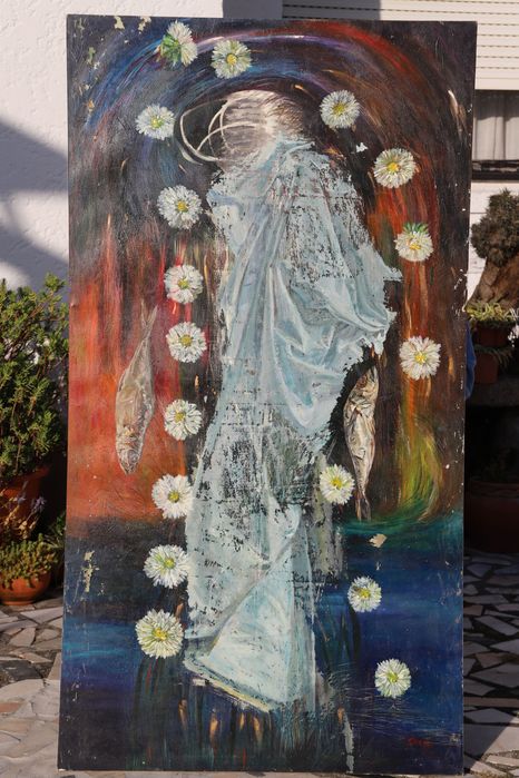 Pintura da artista de Miami Sheila Fraga