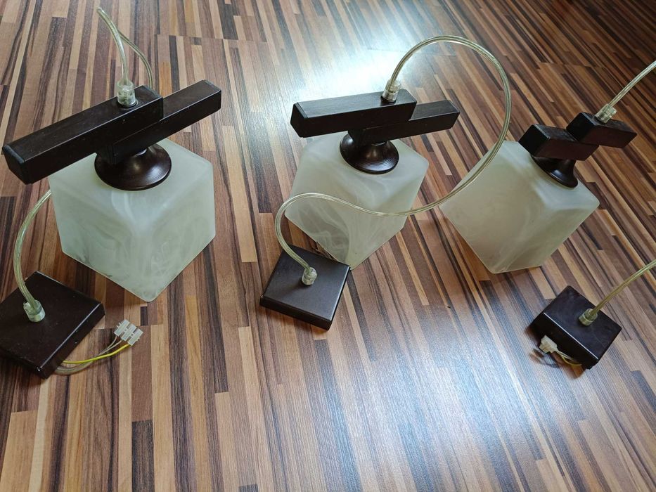 Lampy sufitowe 3 sztuki