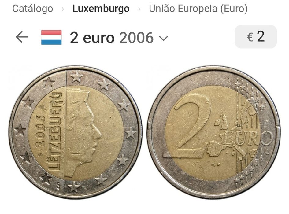 Moeda 2€, Luxemburgo 2006
