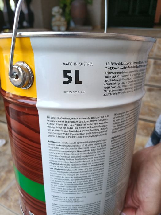 Farba Pullex Adler 5l odcień Modrzew