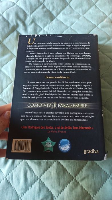 Livro IMORTAL José Rodrigues dos Santos
