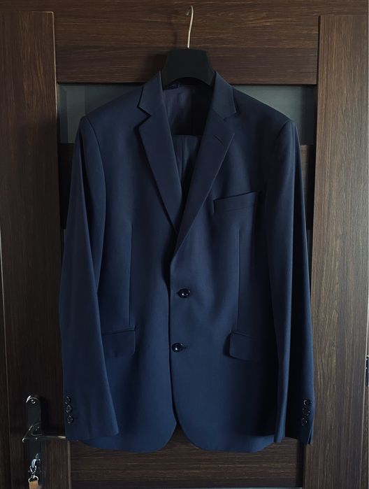 Garnitur męski  granatowy
