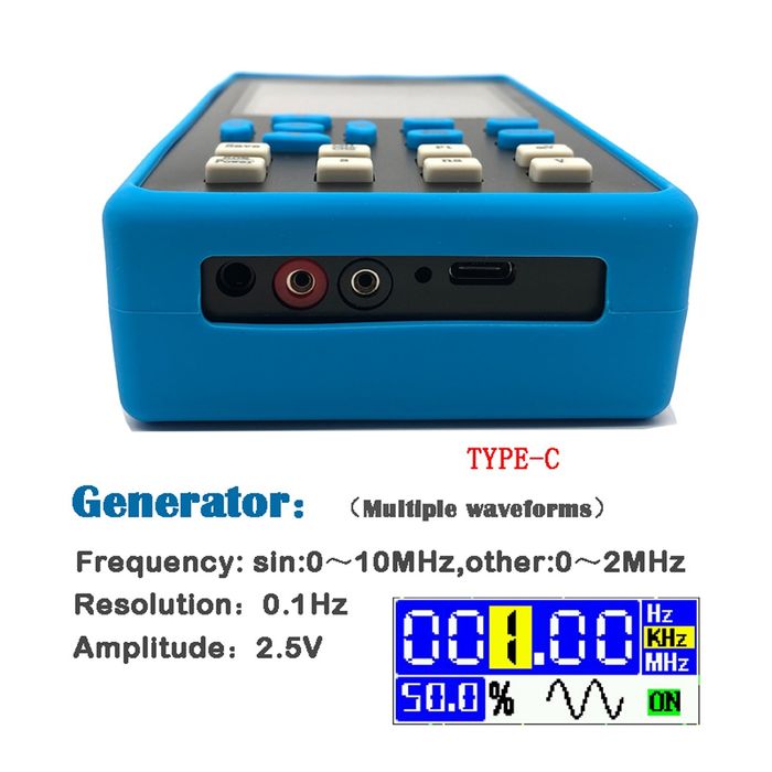 ZEEWEII DSO2512G цифровой осциллограф 2 канала + генератор