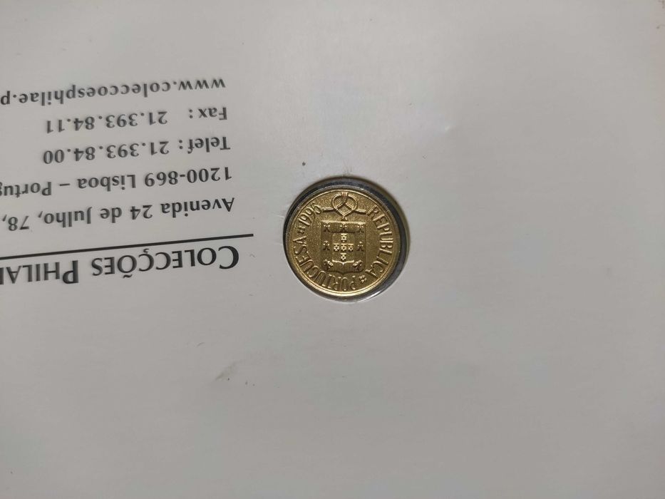 Última moeda do escudo 1$ - 1995