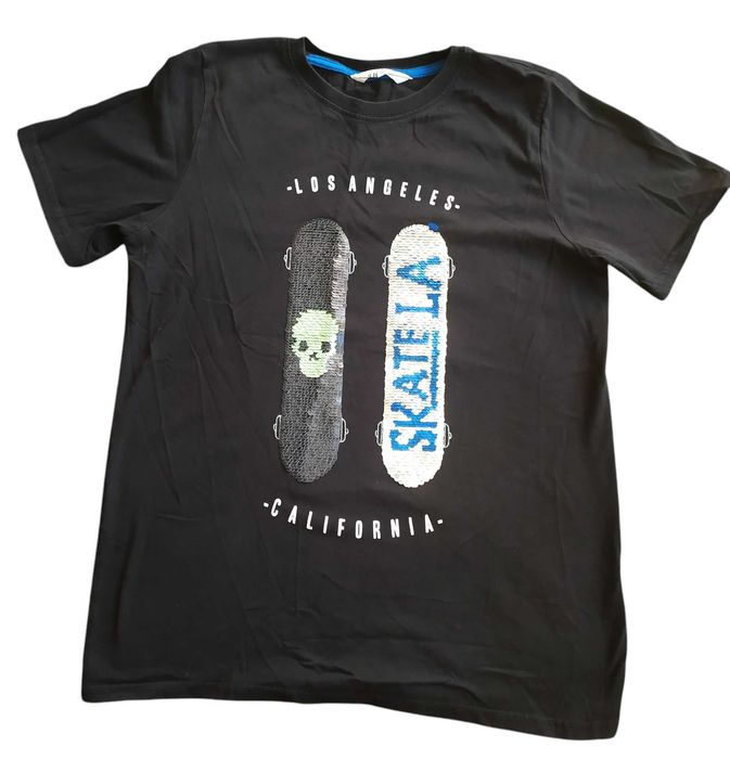 T-shirt koszulka dziecięca młodzieżowa 158/ 164 cekiny