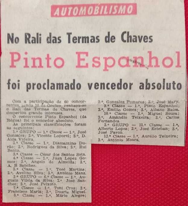 Tenho estes 3 Recortes de Jornal anos 70